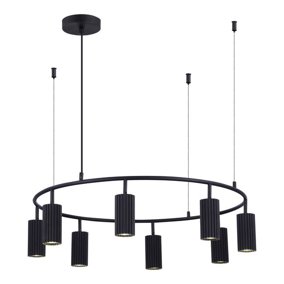 ST LUCE SL1213.403.08 Светильник подвесной ST-Luce Черный/Черный GU10 8*5W 4000K, изображение 2