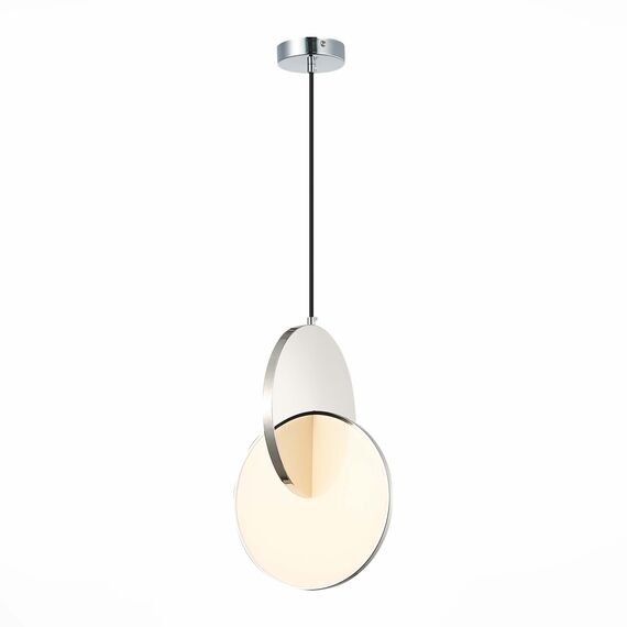 ST LUCE SL6107.103.01 Светильник подвесной ST-Luce Хром/Белый Хром LED 1*14W 3000K, изображение 2