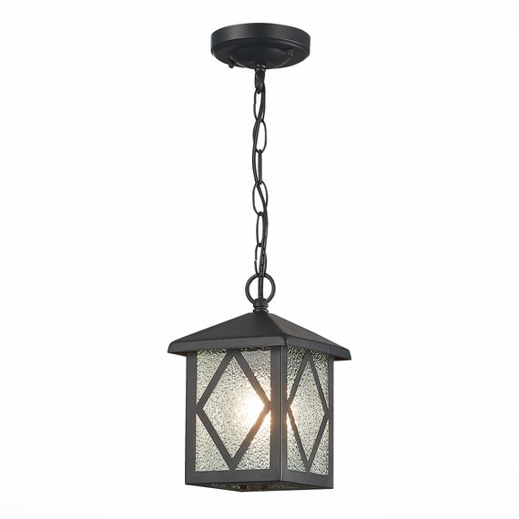 ST LUCE SL084.403.01 Светильник уличный подвесной ST-Luce Черный/Черный, Прозрачный E27 1*60W, изображение 2