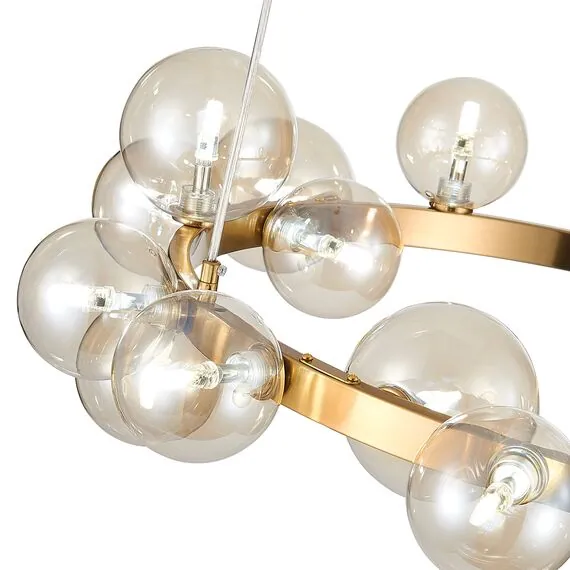 ST LUCE SL1165.303.15 Светильник подвесной ST-Luce Бронза/Коньячный G4 15*5W, изображение 3