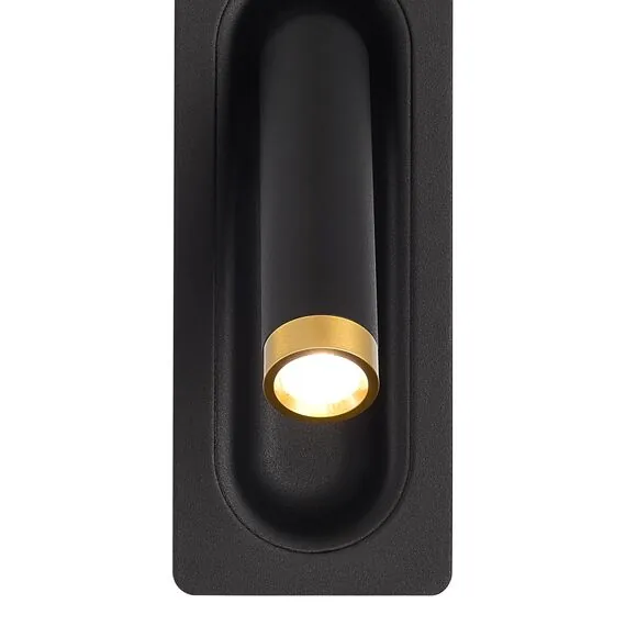ST LUCE SL6238.401.01 Светильник настенный ST-Luce черный/черный,латунь LED 1*3W 4000K, изображение 4