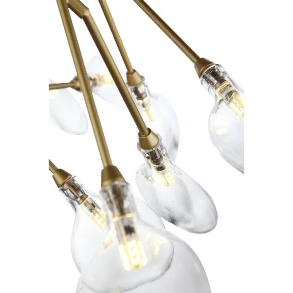 ST LUCE SL411.203.45 Люстра подвесная ST-Luce Золотистый/Прозрачный G4 45*1,5W, изображение 3