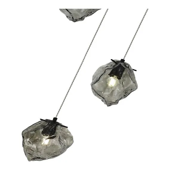 ST LUCE SL1175.403.03 Светильник подвесной ST-Luce Черный/Серо-зеленый E14 3*40W, изображение 3