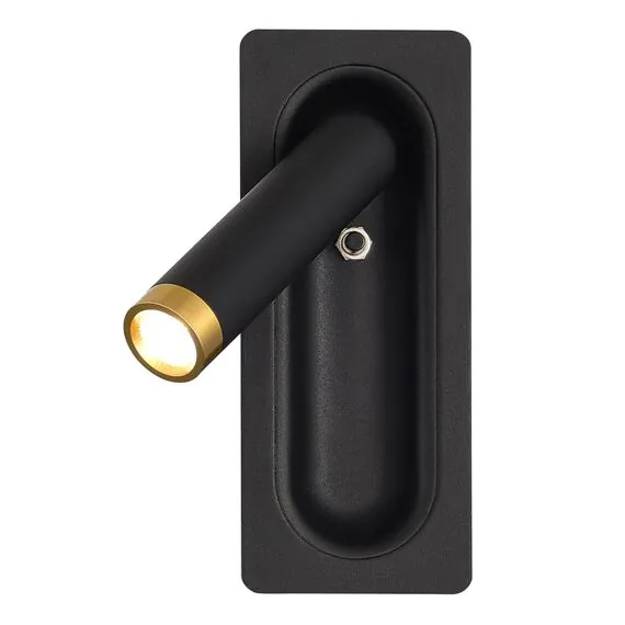 ST LUCE SL6238.401.01 Светильник настенный ST-Luce черный/черный,латунь LED 1*3W 4000K, изображение 3
