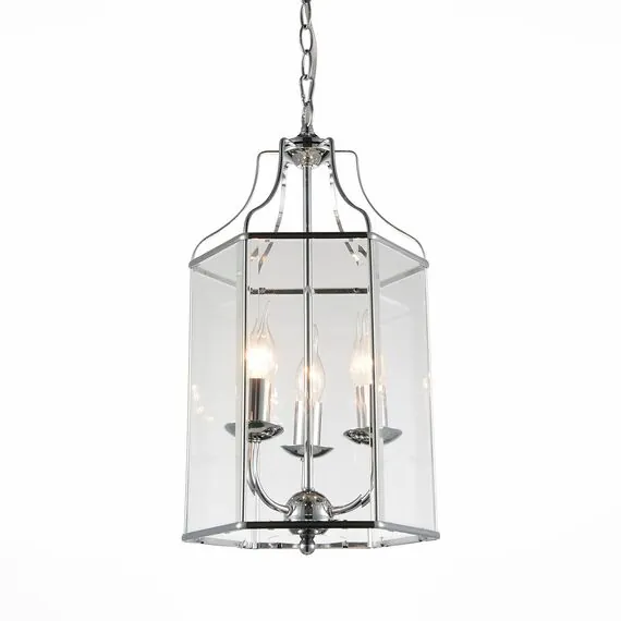 ST LUCE SL228.103.03 Люстра подвесная ST-Luce Хром/Прозрачный E14 3*40W, изображение 2