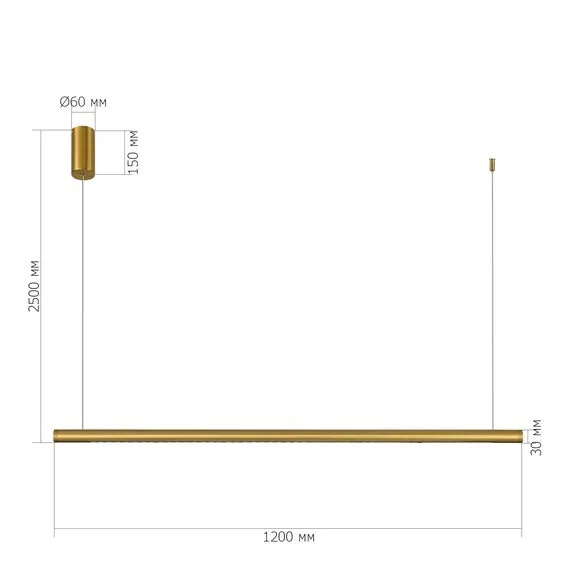 ST LUCE SL6238.303.01 Светильник подвесной ST-Luce латунь/латунь LED 1*20W 4000K, изображение 6