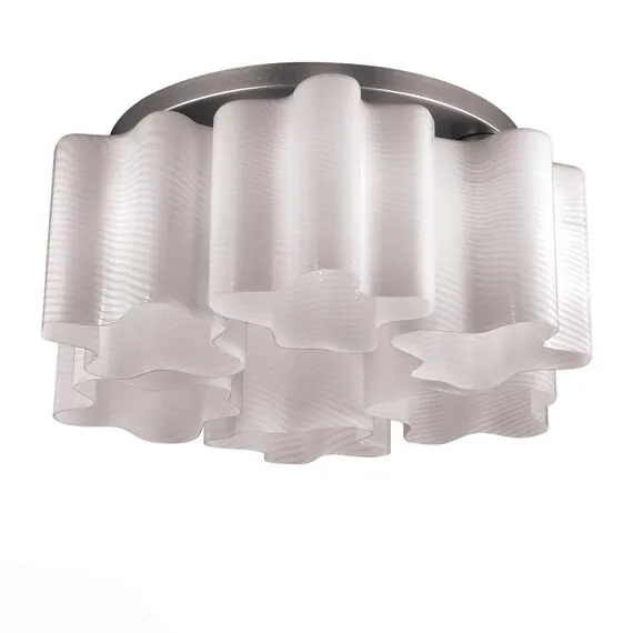 ST LUCE SL117.502.06 Люстра потолочная ST-Luce Серебристый/Белый с полосками E27 6*60W, изображение 2
