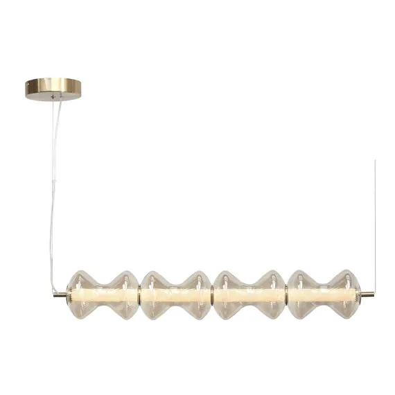 ST LUCE SL6136.223.01 Светильник подвесной ST-Luce золото/коньячный LED 1*22W 3000K