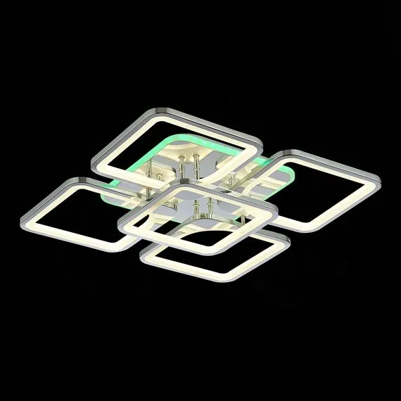 EVOLED SLE500412-05RGB Светильник потолочный Хром/Белый LED 1*170W RGB 10W 3000-6000K