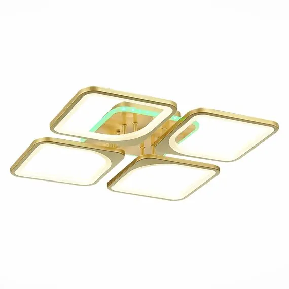 EVOLED SLE500422-04 Светильник потолочный Золотистый/Белый LED 1*136W 3000-6000K