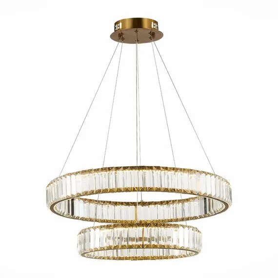 ST LUCE SL1622.303.02 Люстра подвесная ST-Luce Латунь/Прозрачный LED 1*70W 4000K, изображение 2