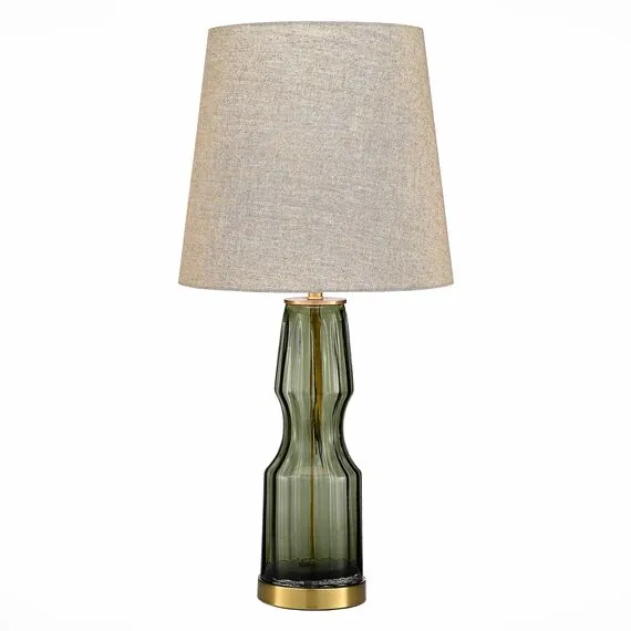 ST LUCE SL1005.904.01 Прикроватная лампа ST-Luce Оливковый, Латунь/Серый E27 1*40W, изображение 2