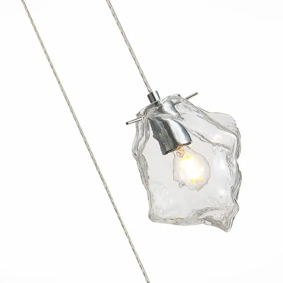 ST LUCE SL1175.103.03 Светильник подвесной ST-Luce Хром/Прозрачный E14 3*40W, изображение 3