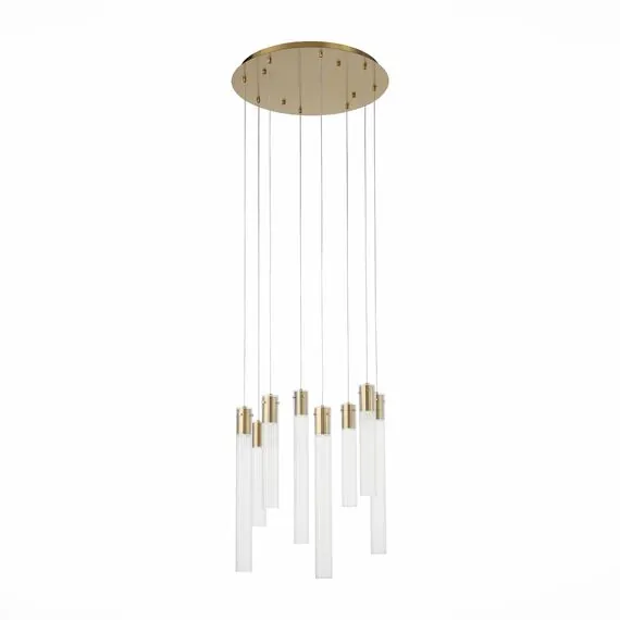 ST LUCE SL1229.303.08 Люстра подвесная ST-Luce Латунь/Прозрачный GU10 8*5W, изображение 2