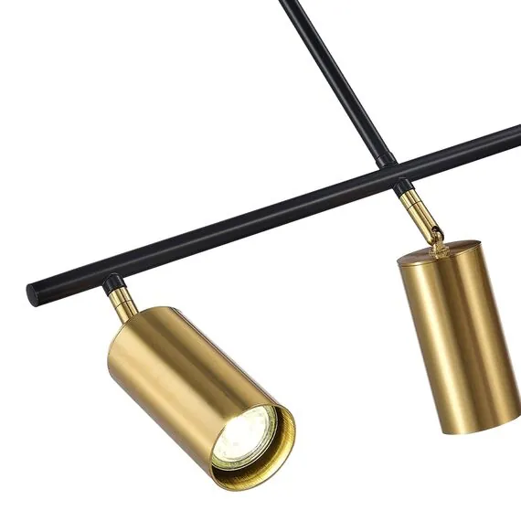 ST LUCE SL1206.413.05 Светильник подвесной ST-Luce Черный/Латунь GU10 5*5W 4000K, изображение 7