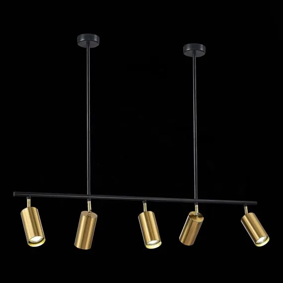 ST LUCE SL1206.413.05 Светильник подвесной ST-Luce Черный/Латунь GU10 5*5W 4000K, изображение 4
