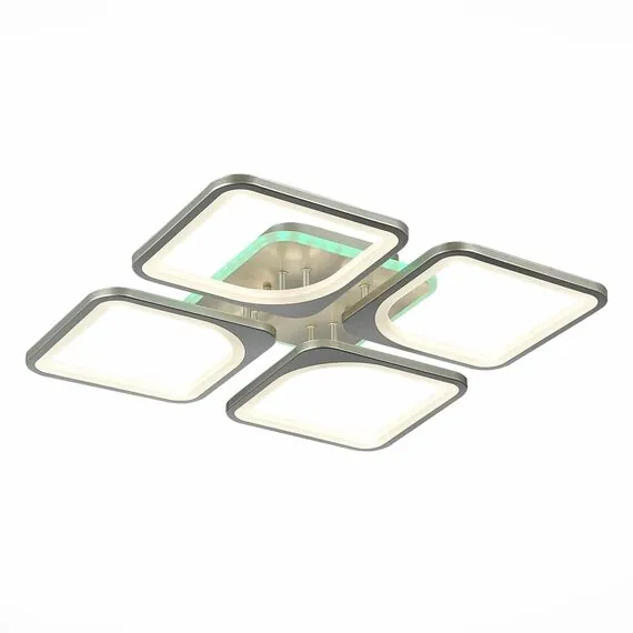 EVOLED SLE500492-04RGB Светильник потолочный Серебристый/Белый LED 1*136W RGB 8W 3000-6000K