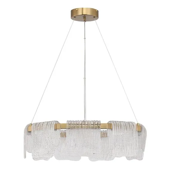 ST LUCE SL6021.203.54 Светильник подвесной ST-Luce золотистый/прозрачный LED 1*54W 4000K, изображение 2