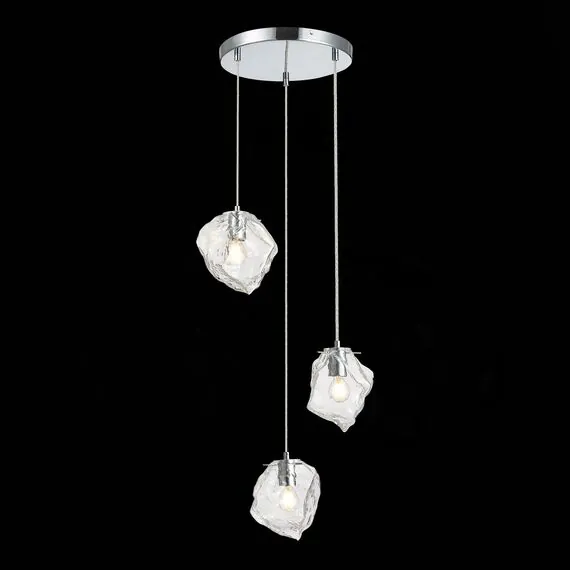 ST LUCE SL1175.103.03 Светильник подвесной ST-Luce Хром/Прозрачный E14 3*40W, изображение 4