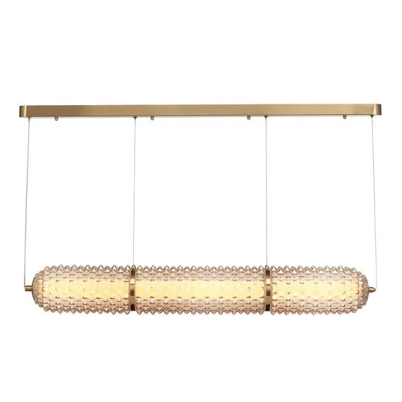 ST LUCE SL6144.313.01 Светильник подвесной ST-Luce латунь/Шампань LED 1*37W 4000K