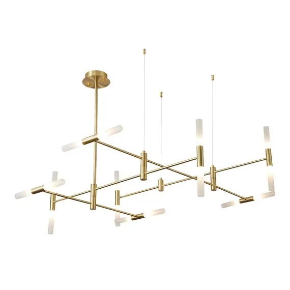 ST LUCE SL1216.203.16 Светильник подвесной ST-Luce Матово золотистый/Белый G9 16*5W 4000K, изображение 3