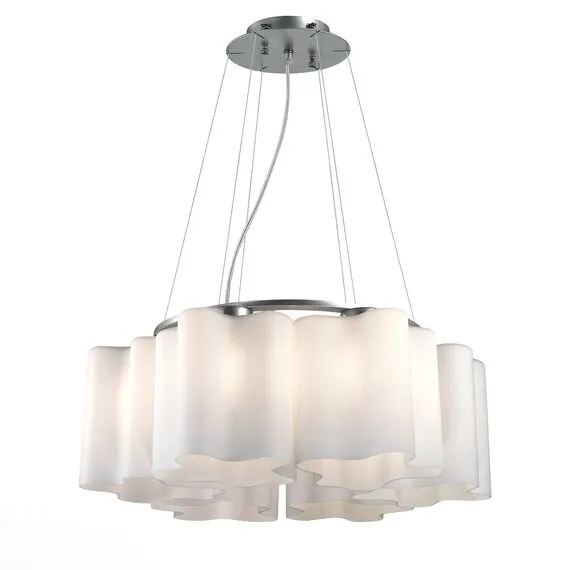 ST LUCE SL116.503.06 Люстра подвесная ST-Luce Серебристый/Белый E27 6*60W, изображение 2