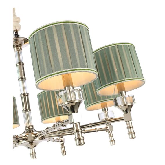 ST LUCE SL1121.103.08 Люстра подвесная ST-Luce Никель/Оливковый E14 8*40W, изображение 3
