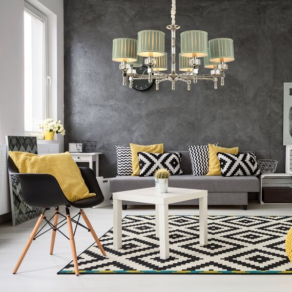 ST LUCE SL1121.103.08 Люстра подвесная ST-Luce Никель/Оливковый E14 8*40W, изображение 7