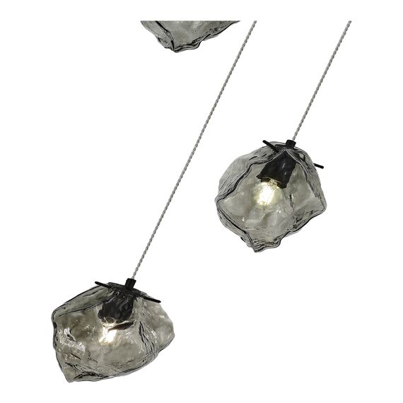 ST LUCE SL1175.403.03 Светильник подвесной ST-Luce Черный/Серо-зеленый E14 3*40W, изображение 3