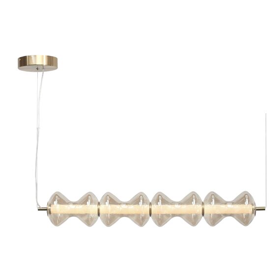 ST LUCE SL6136.223.01 Светильник подвесной ST-Luce золото/коньячный LED 1*22W 3000K