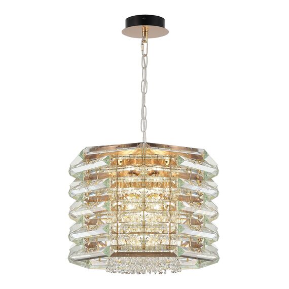 ST LUCE SL6137.203.08 Светильник подвесной ST-Luce медь/прозрачный E14 8*40W