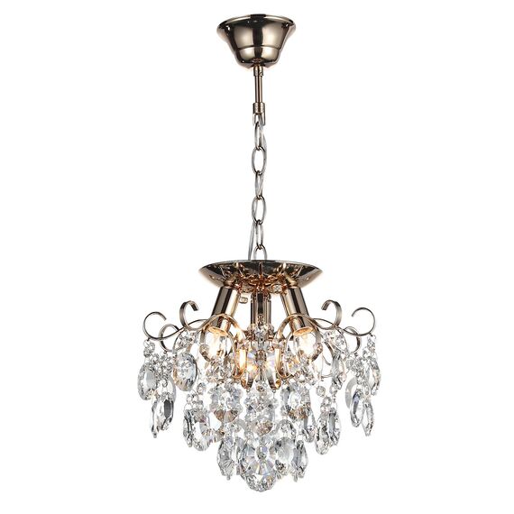 ST LUCE SL846.202.03 Люстра подвесная ST-Luce Золотистый/Прозрачный E14 3*40W, изображение 7
