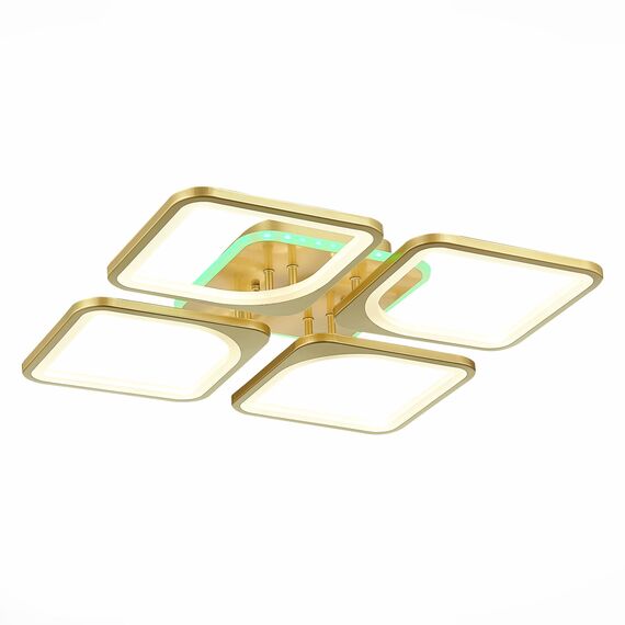 EVOLED SLE500422-04 Светильник потолочный Золотистый/Белый LED 1*136W 3000-6000K