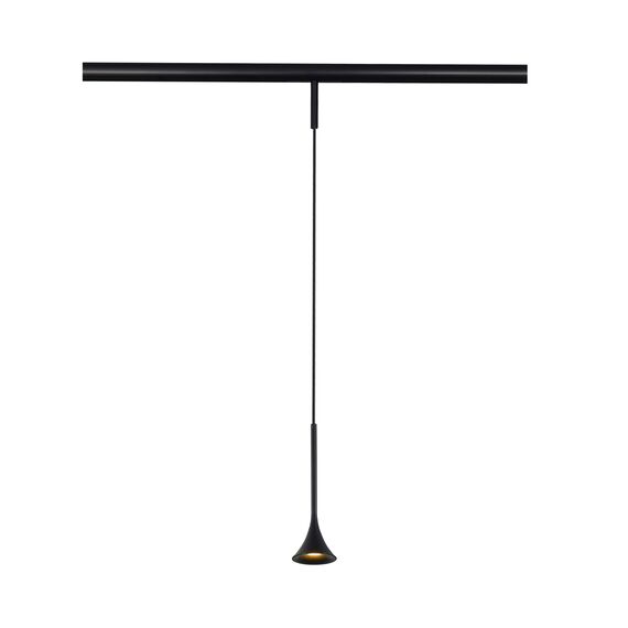 ST LUCE ST688.436.05 Магнитный трековый светильник Черный LED 1*5W 3000K Lm Ra>90  IP20 D70xH225 24V, изображение 6