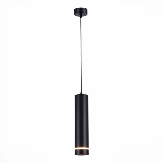 ST LUCE ST115.443.12 Светильник подвесной Черный LED 1*12W 4000K 936Lm Ra>90 120° IP20 D80xH300 165-265V, изображение 2