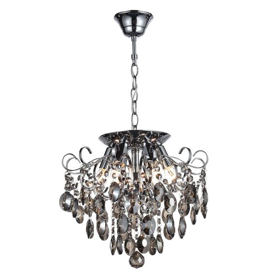 ST LUCE SL846.102.06 Люстра подвесная ST-Luce Темный хром/Тонированный черный E14 6*40W, изображение 2