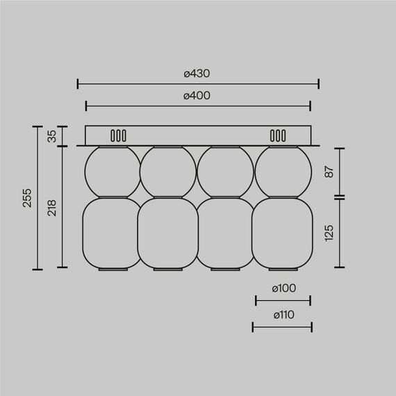 Maytoni Decorative MOD273CL-L60G3K Светильник Drop, изображение 2