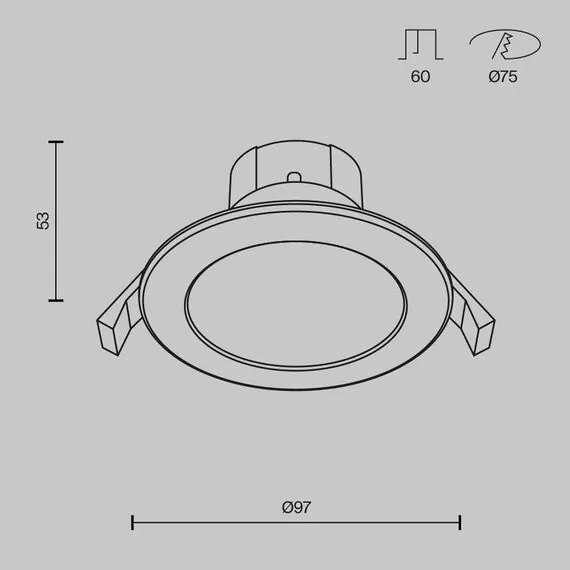 Maytoni Technical DL015-6-L7W Встраиваемый светильник Stockton, изображение 8
