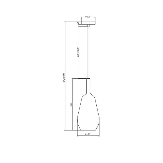 Maytoni Decorative MOD271PL-01B7 Светильник Duality, изображение 3