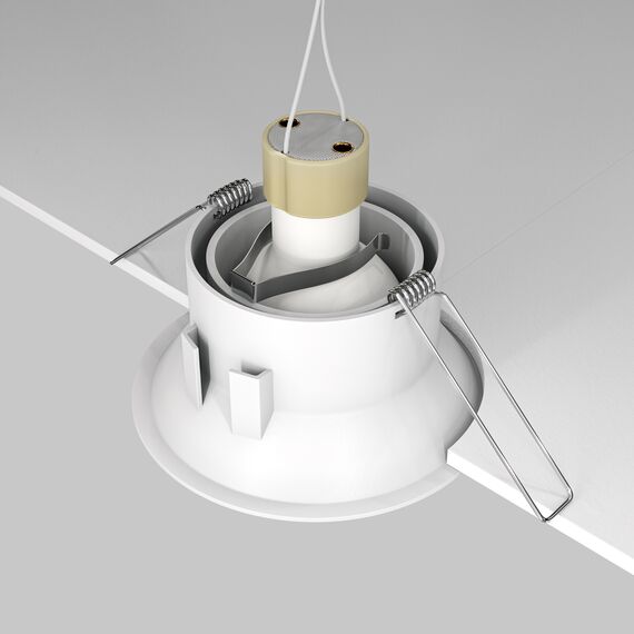 Maytoni Technical DL028-2-01W Встраиваемый светильник Dot, изображение 7