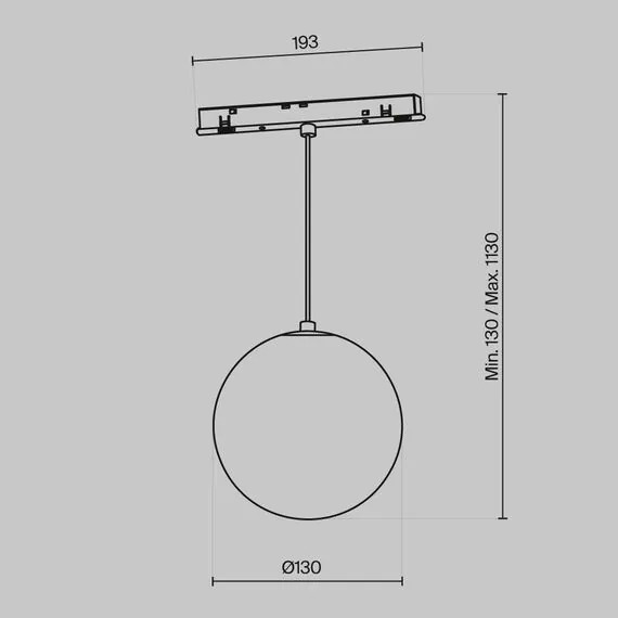 Maytoni Technical TR039-4-5W3K-WW-DS Трековый магнитный светодиодный светильник диммируемый Exility, изображение 7