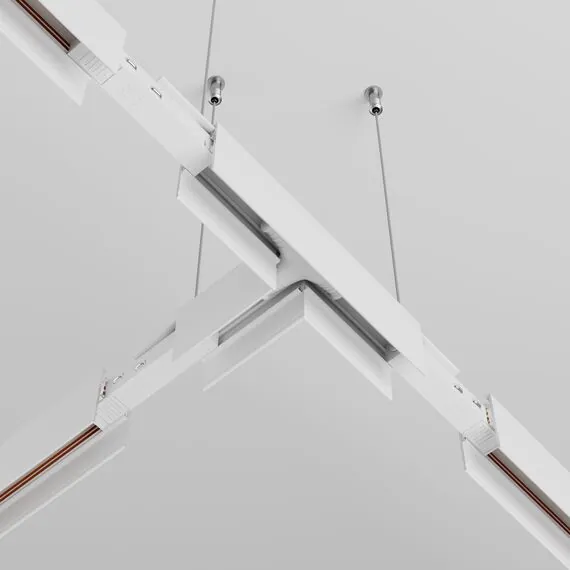 Maytoni Technical TRA034CWT-42W Коннектор питания Т-образный для магнитного шинопровода Exility, изображение 4