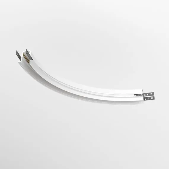 Maytoni Technical TRA044-angle.12W Коннектор радиусный R300 Exility встраиваемый под ГКЛ 12,5мм, белый, изображение 2
