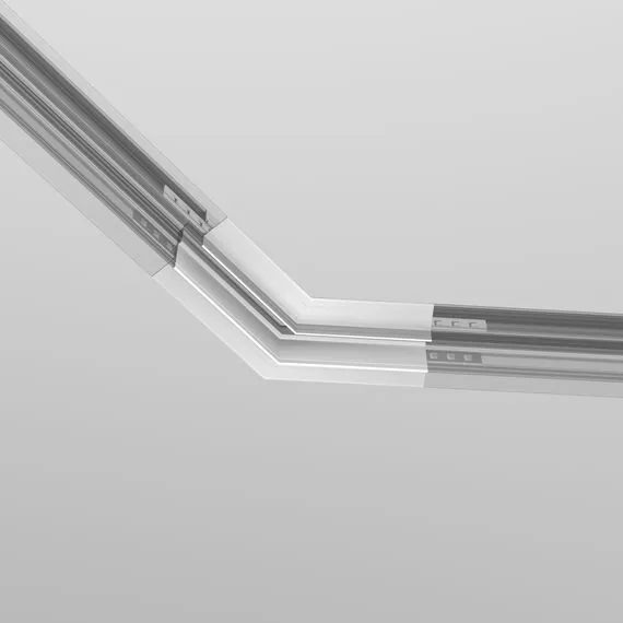 Maytoni Technical TRA034CLO-42.12W Коннектор угловой 135° встраиваемый под ГКЛ 12,5мм, белый Exility, изображение 5