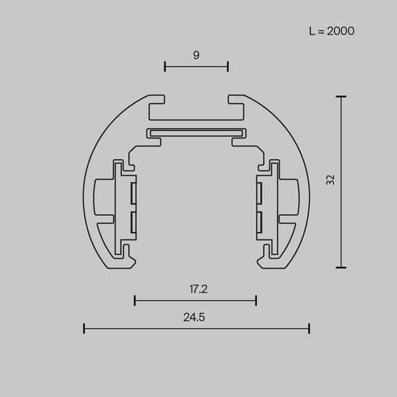 Maytoni Technical TRXM034-R-412W Шинопровод магнитный низкопрофильный Exility, изображение 6