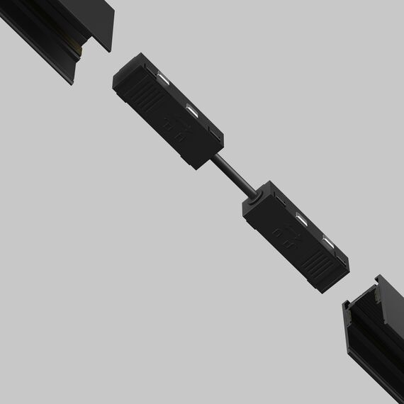 Maytoni Technical TRA034CPC-42B-5-1 Коннектор питания прямой гибкий 5см Exility, изображение 4