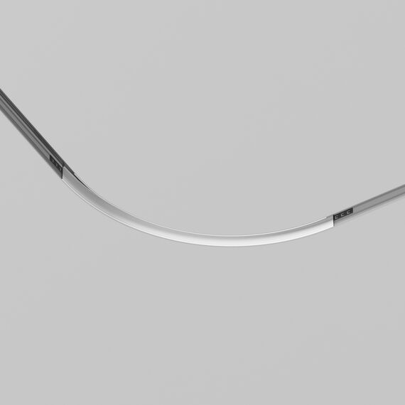 Maytoni Technical TRA044-angle.12W Коннектор радиусный R300 Exility встраиваемый под ГКЛ 12,5мм, белый, изображение 5