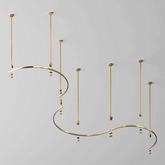 Maytoni Technical TRX154-SR-D650-BS Шинопровод магнитный Flarity, изображение 5