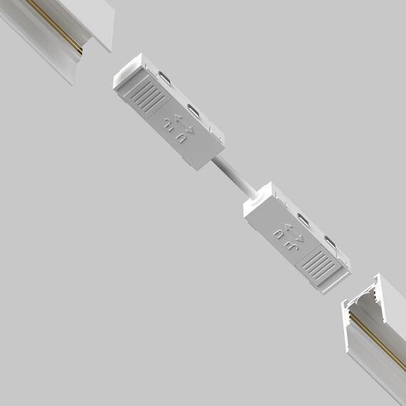 Maytoni Technical TRA034CPC-42W-5-1 Коннектор питания прямой гибкий 5см Exility, изображение 4