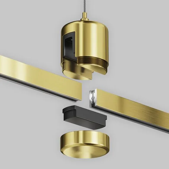 Maytoni Technical TRA157SW-IPC1-BS Подвес тросовый с прямым коннектором питания Flarity, изображение 4